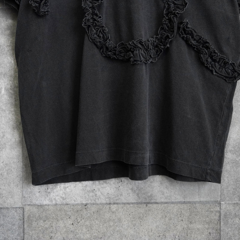 ドリス ヴァン ノッテン フリル 半袖トップス Tシャツ ダークグレー レディース - NEWSED