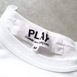 プレイ コムデギャルソン × ナイキ ハートロゴ スウッシュロゴ Tシャツ ホワイト - NEWSED
