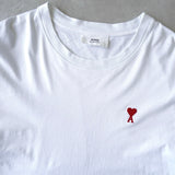 アミパリ アミ パリス ハートロゴ Tシャツ ホワイト - NEWSED