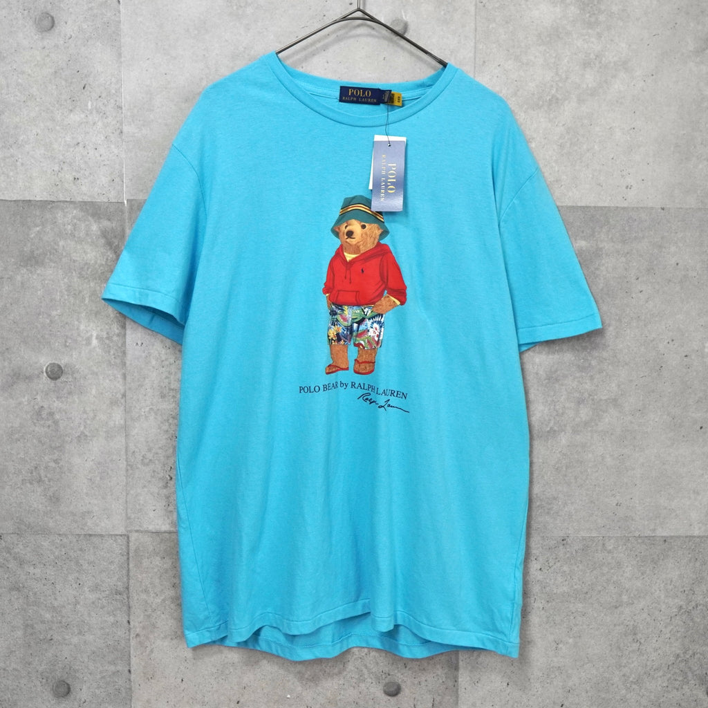 ポロ ラルフローレン ポロベア Tシャツ ブルー タグ付き未使用品