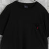 Polo by Ralph Lauren Logo Embroidered Pocket T-Shirt in Black