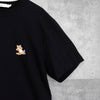 メゾン キツネ チラックスフォックス Tシャツ ブラック