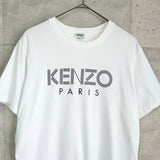 ケンゾー ロゴ Tシャツ ホワイト - NEWSED