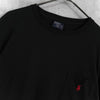 Polo by Ralph Lauren Logo Embroidered Pocket T-Shirt in Black