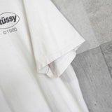 ステューシー 両面プリント Tシャツ ホワイト - NEWSED