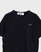 プレイ コム デ ギャルソン ハートロゴ Tシャツ ブラック - NEWSED