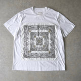 ジバンシィ ビジュー チェーン 装飾 バンダナ Tシャツ ホワイト - NEWSED
