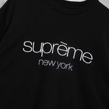 シュプリーム ロゴ Tシャツ ブラック - NEWSED