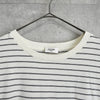 セリーヌ トリオンフ ボーダー柄 Tシャツ ホワイト