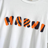 マルニ マルチカラーロゴ Tシャツ ホワイト - NEWSED