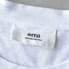 Ami Paris 白色心形徽标 T 恤