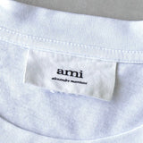 アミパリ アミ パリス ハートロゴ Tシャツ ホワイト - NEWSED