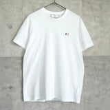 アミパリ アミ パリス ロゴ 刺繍 Tシャツ ホワイト - NEWSED