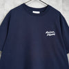 Maison Kitsune 海军蓝刺绣徽标 T 恤