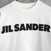 Jil Sander 徽标 T 恤白色