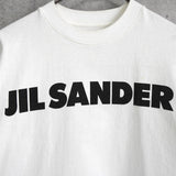 ジルサンダー ロゴ Tシャツ ホワイト - NEWSED