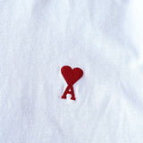 アミパリ アミ パリス ハートロゴ Tシャツ ホワイト - NEWSED