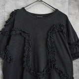 ドリス ヴァン ノッテン フリル 半袖トップス Tシャツ ダークグレー レディース - NEWSED