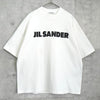 Jil Sander 徽标 T 恤白色