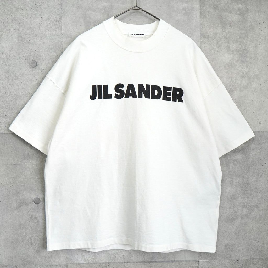 Jil Sander 徽标 T 恤白色