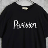 メゾンキツネ パリジャン Tシャツ ブラック - NEWSED