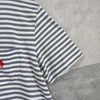 Polo by Ralph Lauren 小马标志条纹 T 恤（灰色/白色）