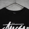 Stüssy 黑色双面印花T恤