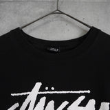 ステューシー 両面プリント Tシャツ ブラック - NEWSED