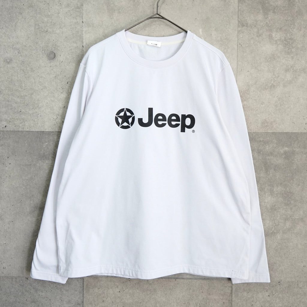 ジープ ロゴ ロンT ホワイト