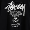Stüssy 黑色双面印花T恤