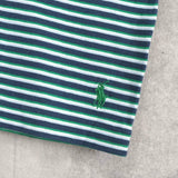 ポロ バイ ラルフローレン ロゴ刺繍 ボーダー柄 Tシャツ マルチカラー - NEWSED