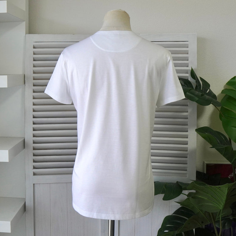 エルメス ロゴ 刺繍 ポケット Tシャツ ホワイト - NEWSED
