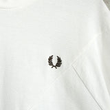 フレッドペリー ロゴ 鹿の子 Tシャツ ホワイト - NEWSED