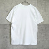 プレイ コム デ ギャルソン ハートロゴ Tシャツ ホワイト / パープル - NEWSED