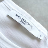 メゾンキツネ フォックスヘッド Tシャツ ホワイト - NEWSED