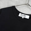 プレイ コムデギャルソン ハートロゴ Tシャツ ブラック