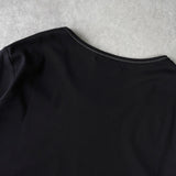 バーバリー ラインストーン ロゴ Tシャツ ブラック レディース - NEWSED