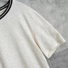 Maison Margiela 象牙色/黑色纯色 Ringer T 恤