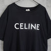 セリーヌ クラシック ロゴ Tシャツ ブラック