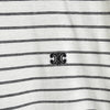 セリーヌ トリオンフ ボーダー柄 Tシャツ ホワイト