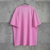 バレンシアガ ロゴ ダメージ加工 オーバーサイズ Tシャツ ピンク