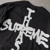Supreme x Thrasher Logo 双面印花 T 恤（黑色）
