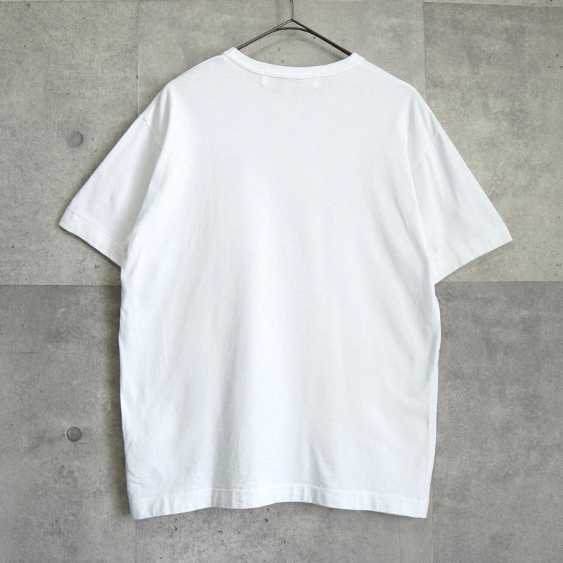 プレイ コムデギャルソン ハート ロゴ Tシャツ ホワイト - NEWSED