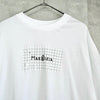 エムエムシックス メゾン マルジェラ ロゴ オーバーサイズ Tシャツ ホワイト