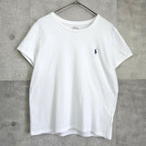ポロ ラルフローレン ポニーロゴ Tシャツ ホワイト - NEWSED