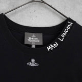ヴィヴィアン ウエストウッド オーブ ロゴネック Tシャツ ブラック - NEWSED