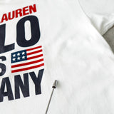 ポロ ラルフローレン ロゴ 半袖Tシャツ ホワイト - NEWSED