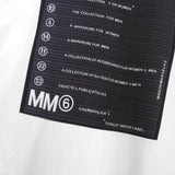 エムエムシックス メゾンマルジェラ プリント Tシャツ ホワイト - NEWSED