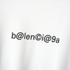 Balenciaga Logo Oversized T-Shirt White