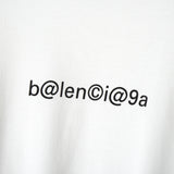 バレンシアガ ロゴ オーバーサイズ Tシャツ ホワイト - NEWSED
